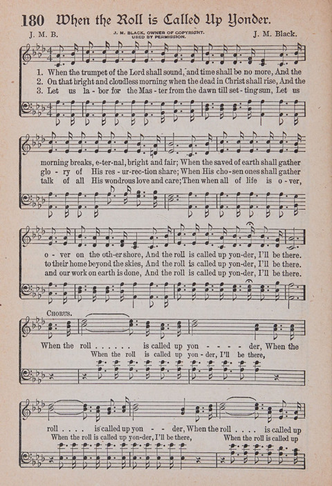 Kingdom Songs: the choicest hymns and gospel songs for all the earth, for general us in church services, Sunday schools, and young people meetings page 185