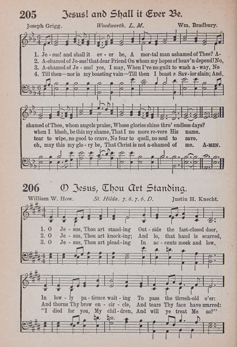 Kingdom Songs: the choicest hymns and gospel songs for all the earth, for general us in church services, Sunday schools, and young people meetings page 205
