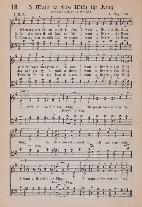 Kingdom Songs: the choicest hymns and gospel songs for all the earth, for general us in church services, Sunday schools, and young people meetings page 23
