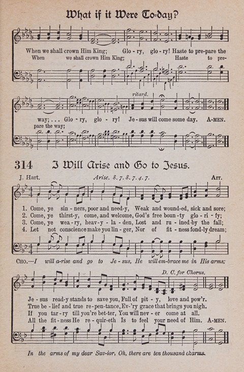 Kingdom Songs: the choicest hymns and gospel songs for all the earth, for general us in church services, Sunday schools, and young people meetings page 294