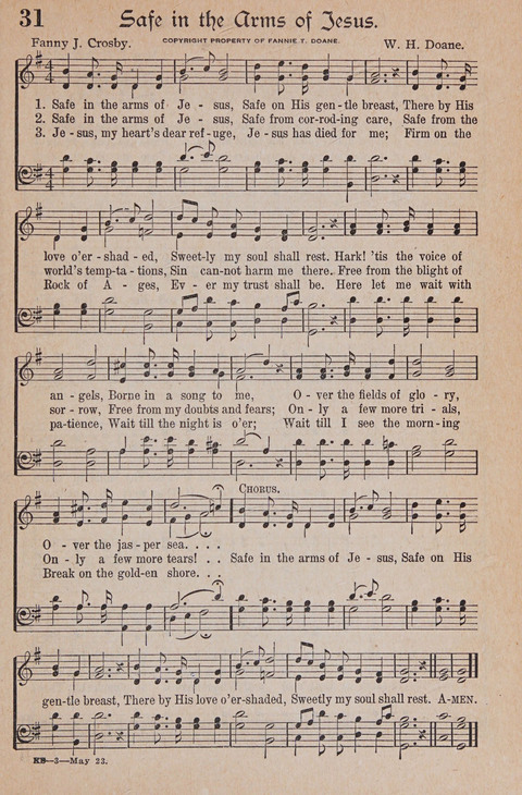 Kingdom Songs: the choicest hymns and gospel songs for all the earth, for general us in church services, Sunday schools, and young people meetings page 36