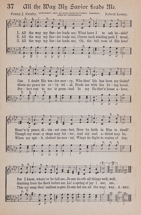 Kingdom Songs: the choicest hymns and gospel songs for all the earth, for general us in church services, Sunday schools, and young people meetings page 42
