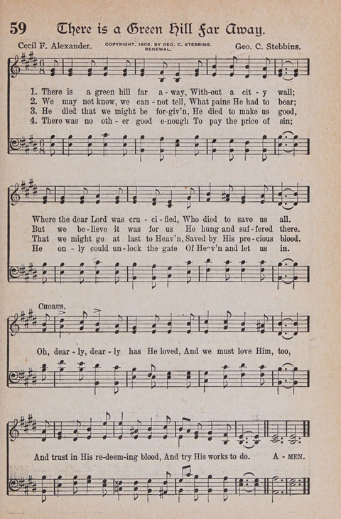 Kingdom Songs: the choicest hymns and gospel songs for all the earth, for general us in church services, Sunday schools, and young people meetings page 64