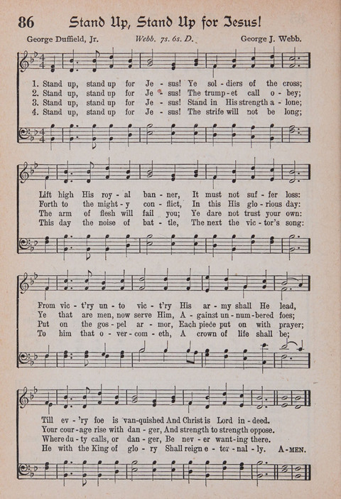 Kingdom Songs: the choicest hymns and gospel songs for all the earth, for general us in church services, Sunday schools, and young people meetings page 91