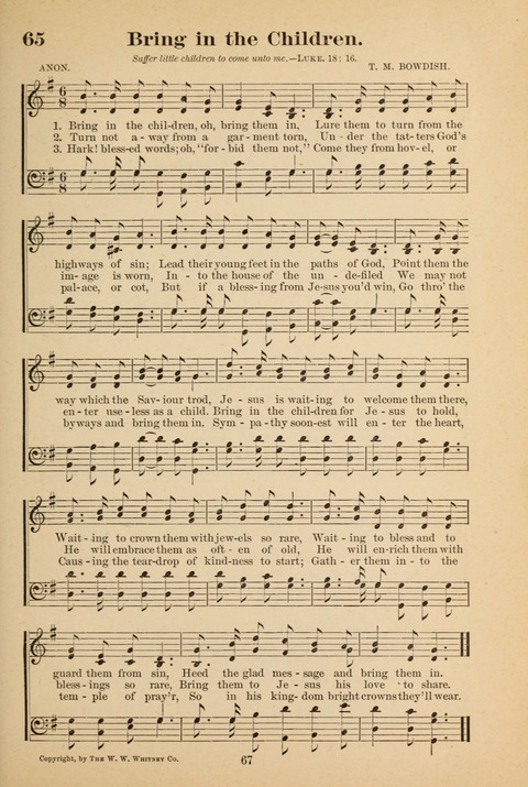 Kingdom of Song for the Sunday School page 65