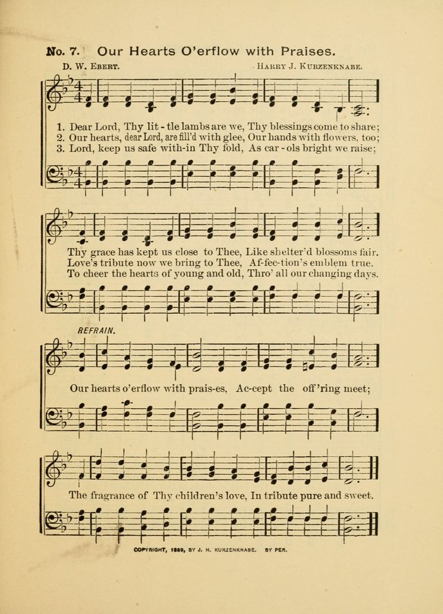 Little Branches: a collection of songs prepared especially for the primary and infant departments of the sunday school page 7