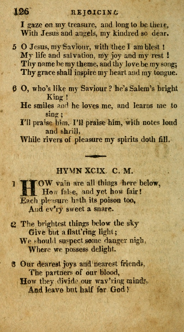 The Latest Collection of Original and Select Hymns and Spiritual Songs page 126