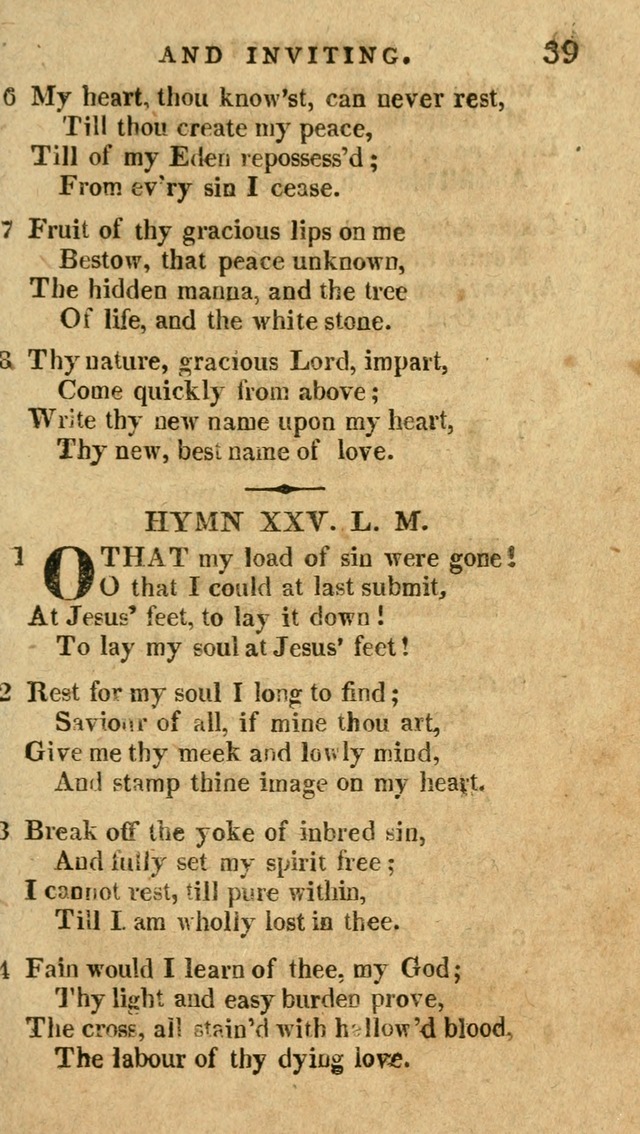 The Latest Collection of Original and Select Hymns and Spiritual Songs page 39