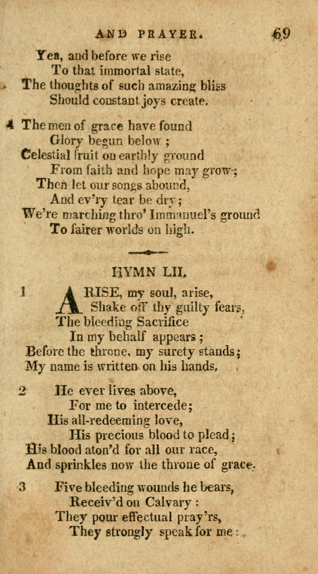 The Latest Collection of Original and Select Hymns and Spiritual Songs page 69