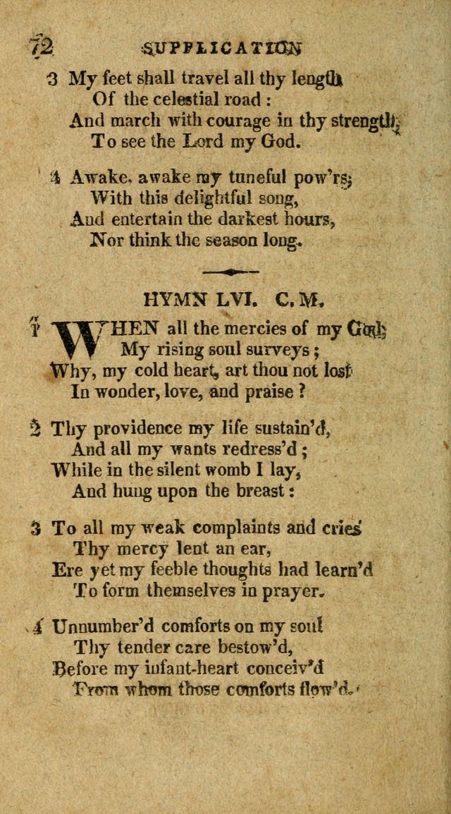 The Latest Collection of Original and Select Hymns and Spiritual Songs page 72