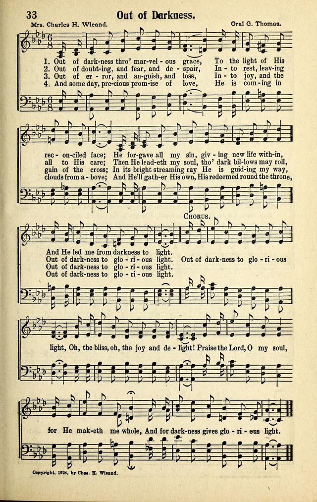Living Gospel Songs and Choruses page 33