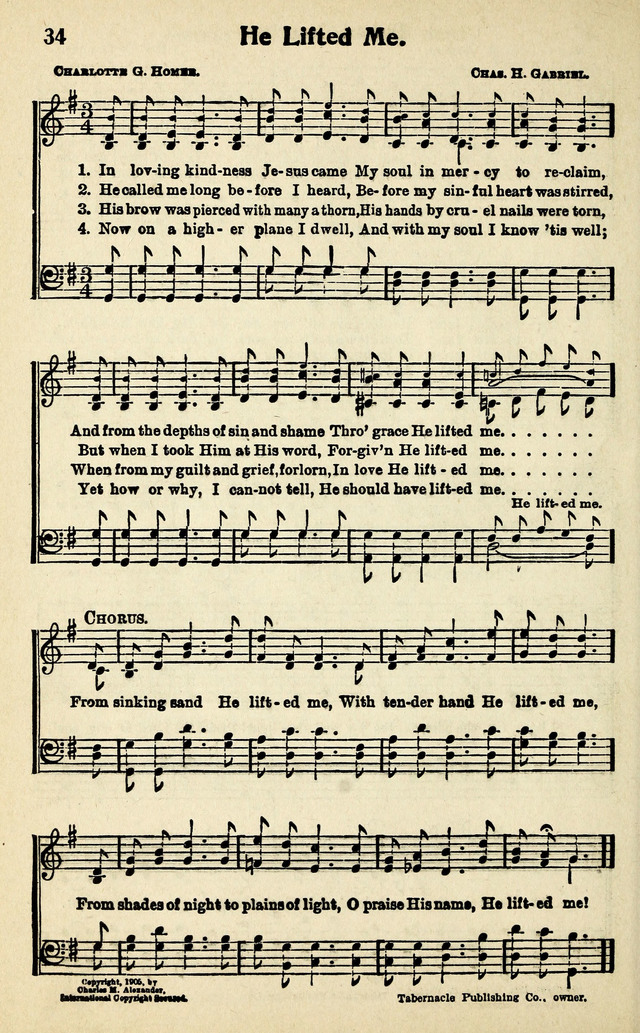 Living Gospel Songs and Choruses page 34