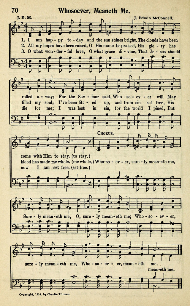 Living Gospel Songs and Choruses page 70