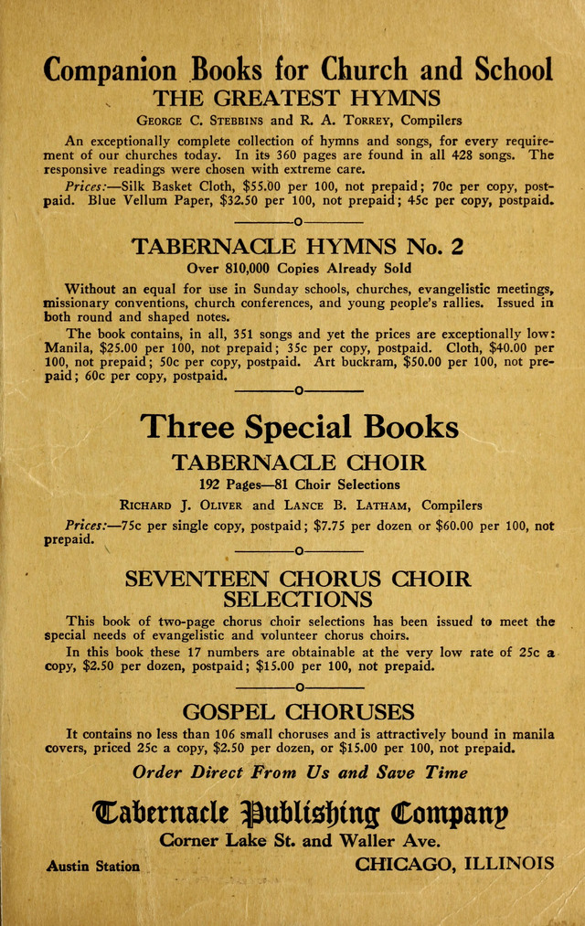 Living Gospel Songs and Choruses page 95