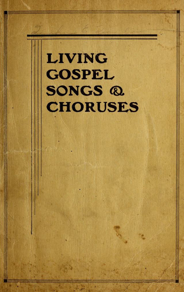 Living Gospel Songs and Choruses page cover