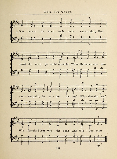 Liederlust: Altes und Neues für Muntere Sänger in Kirche, Schule und Haus page 149