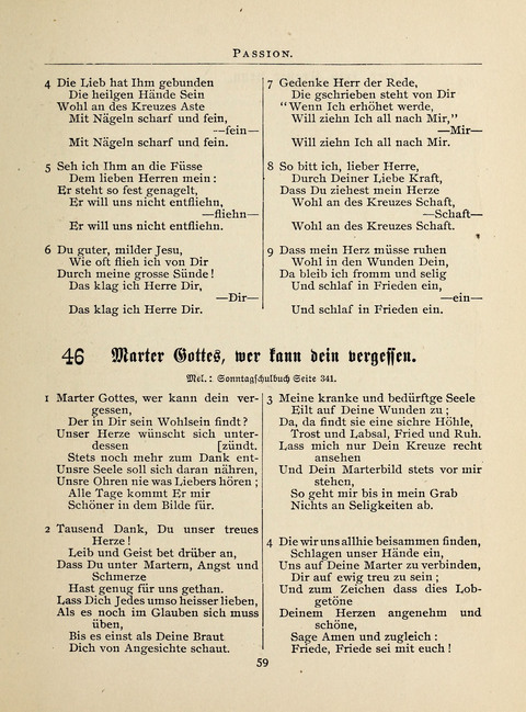 Liederlust: Altes und Neues für Muntere Sänger in Kirche, Schule und Haus page 59