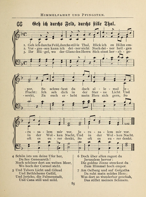 Liederlust: Altes und Neues für Muntere Sänger in Kirche, Schule und Haus page 85