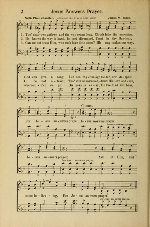 Light and Life Songs No. 2 page 2