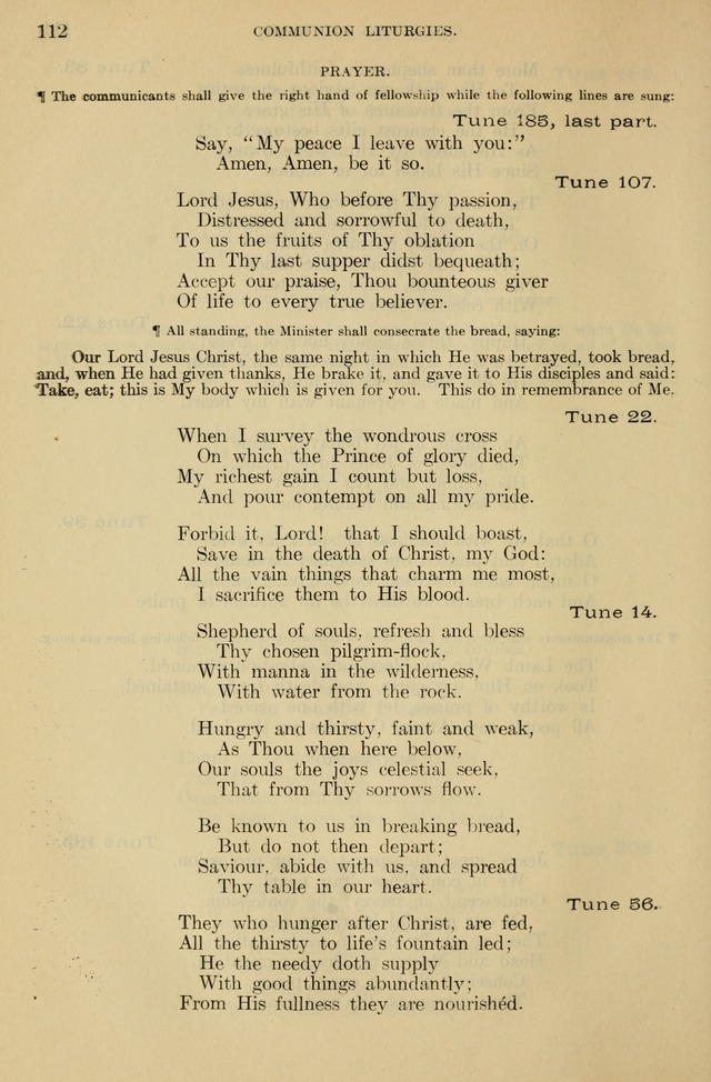 The Liturgy and the Offices of Worship and Hymns of the American Province of the Unitas Fratrum, or the Moravian Church page 112