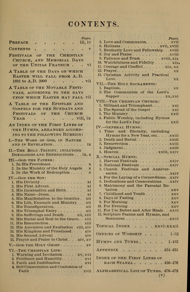 The Liturgy and the Offices of Worship and Hymns of the American Province of the Unitas Fratrum, or the Moravian Church page 125