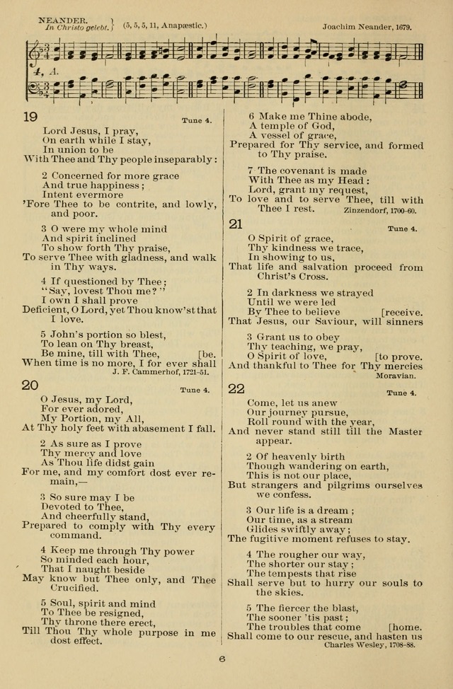 The Liturgy and the Offices of Worship and Hymns of the American Province of the Unitas Fratrum, or the Moravian Church page 190