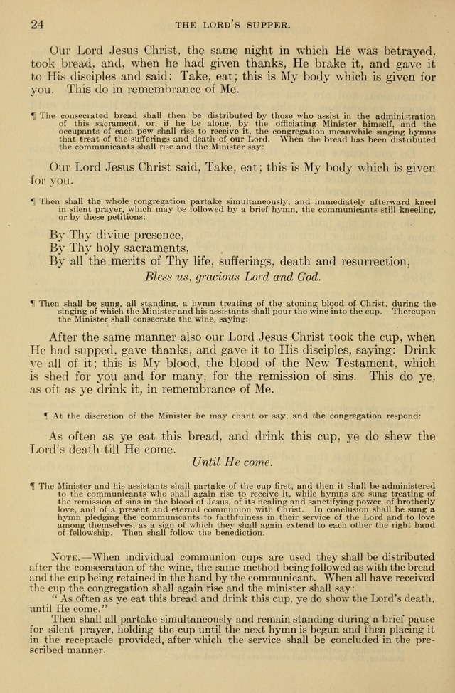 The Liturgy and the Offices of Worship and Hymns of the American Province of the Unitas Fratrum, or the Moravian Church page 24