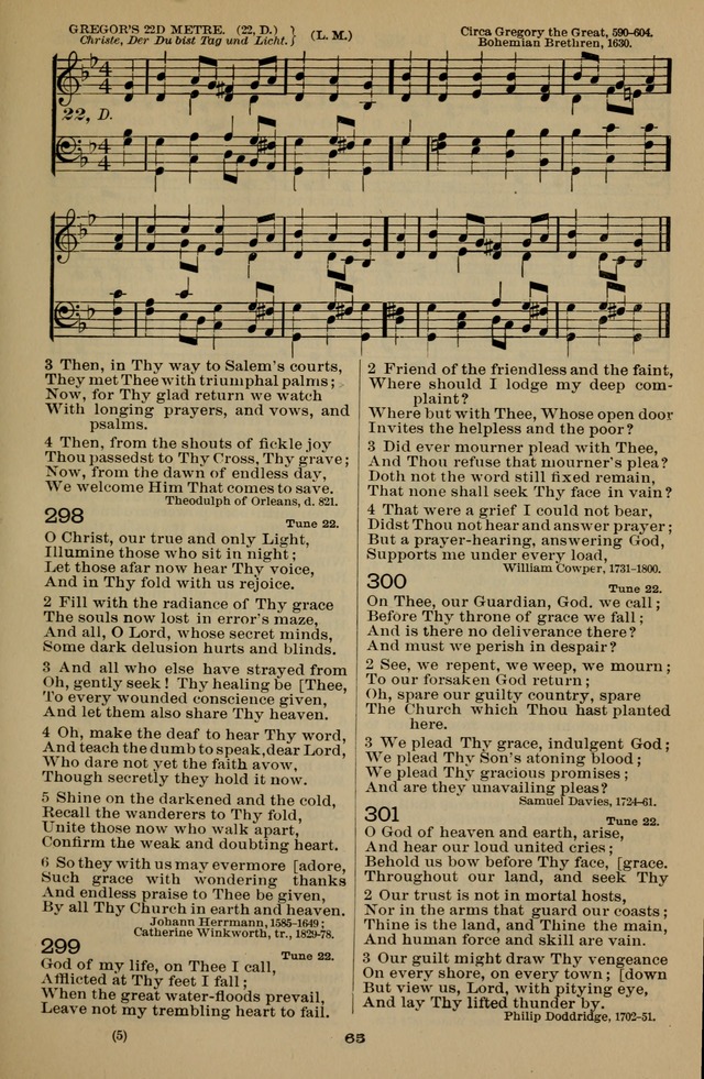The Liturgy and the Offices of Worship and Hymns of the American Province of the Unitas Fratrum, or the Moravian Church page 249