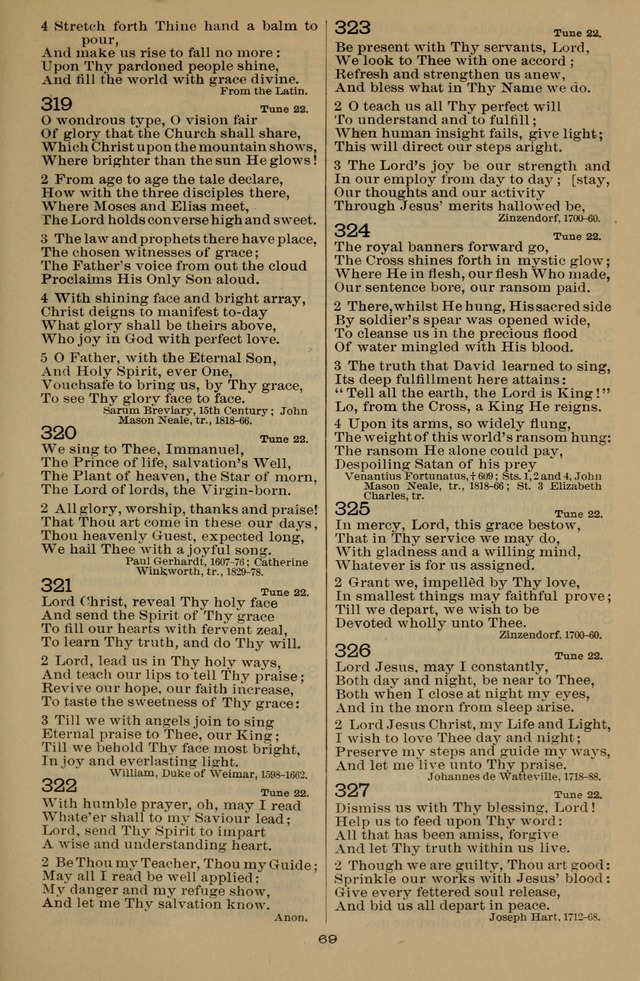 The Liturgy and the Offices of Worship and Hymns of the American Province of the Unitas Fratrum, or the Moravian Church page 253