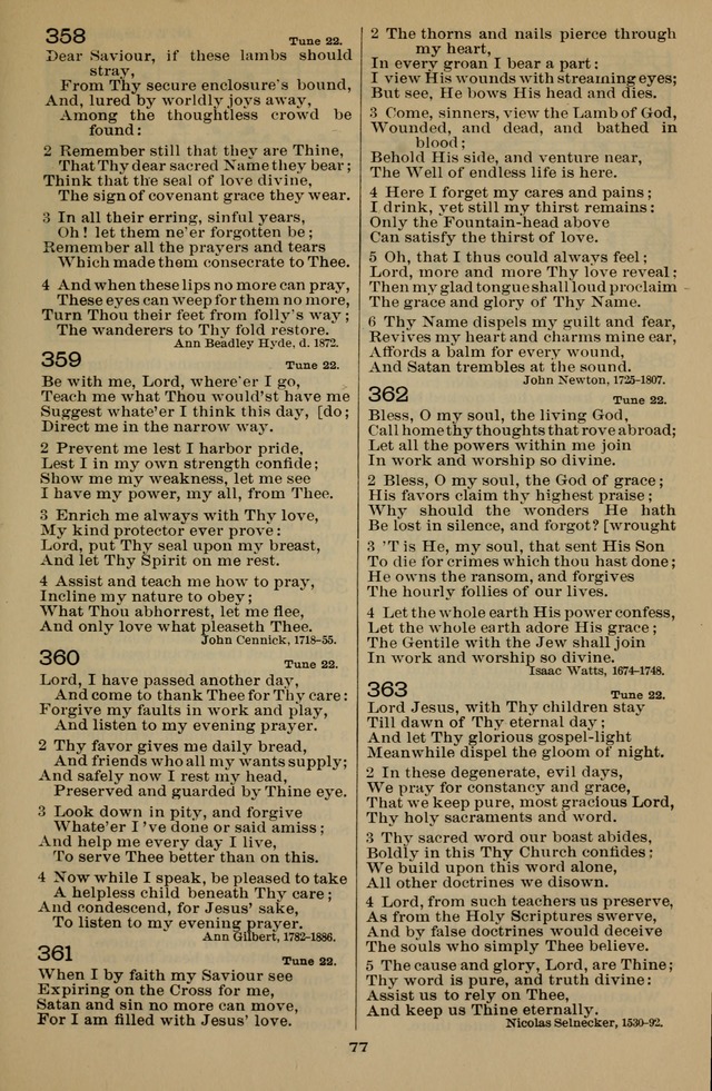 The Liturgy and the Offices of Worship and Hymns of the American Province of the Unitas Fratrum, or the Moravian Church page 261