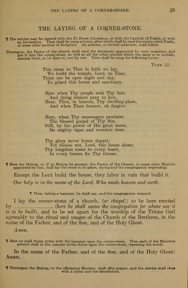 The Liturgy and the Offices of Worship and Hymns of the American Province of the Unitas Fratrum, or the Moravian Church page 29