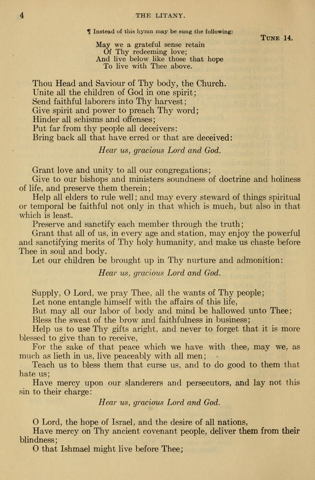 The Liturgy and the Offices of Worship and Hymns of the American Province of the Unitas Fratrum, or the Moravian Church page 4