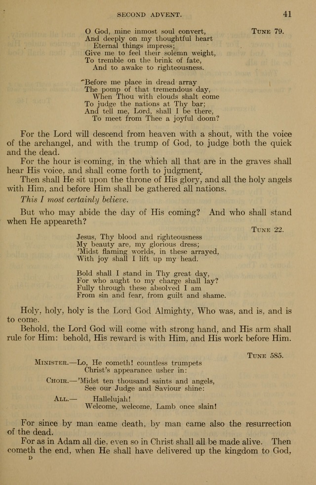 The Liturgy and the Offices of Worship and Hymns of the American Province of the Unitas Fratrum, or the Moravian Church page 41