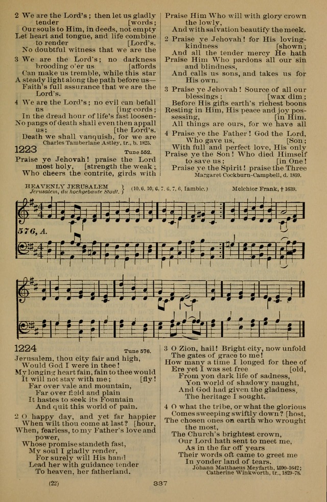 The Liturgy and the Offices of Worship and Hymns of the American Province of the Unitas Fratrum, or the Moravian Church page 521
