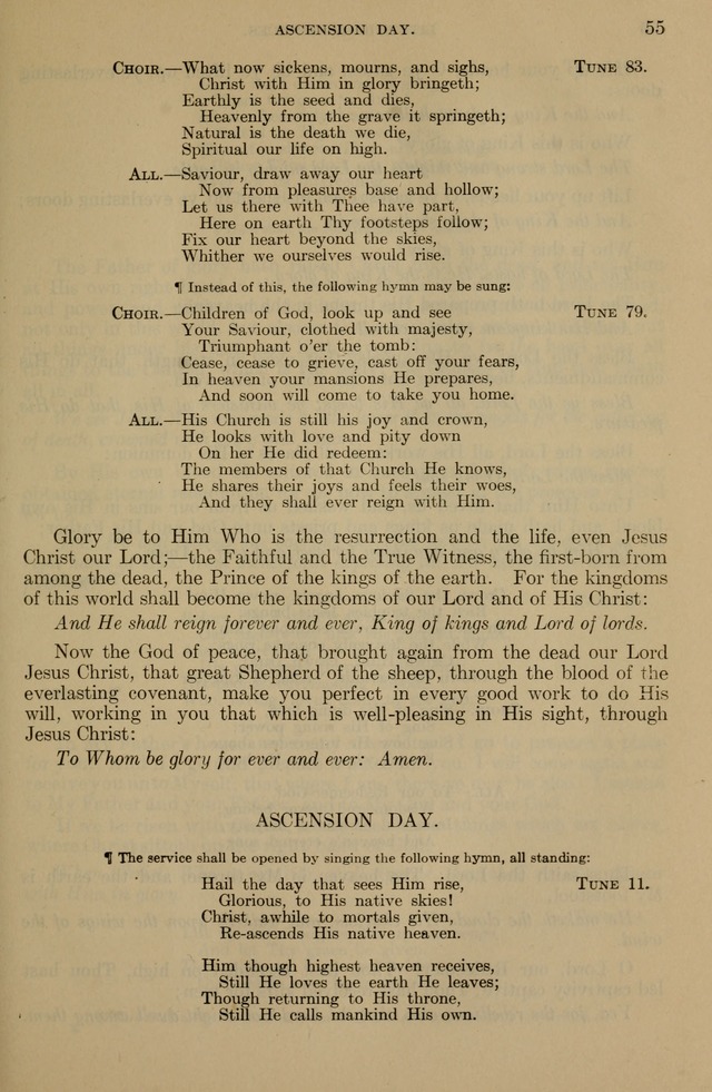 The Liturgy and the Offices of Worship and Hymns of the American Province of the Unitas Fratrum, or the Moravian Church page 55