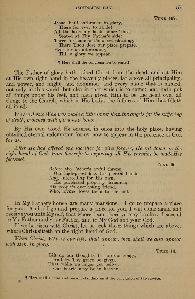 The Liturgy and the Offices of Worship and Hymns of the American Province of the Unitas Fratrum, or the Moravian Church page 57