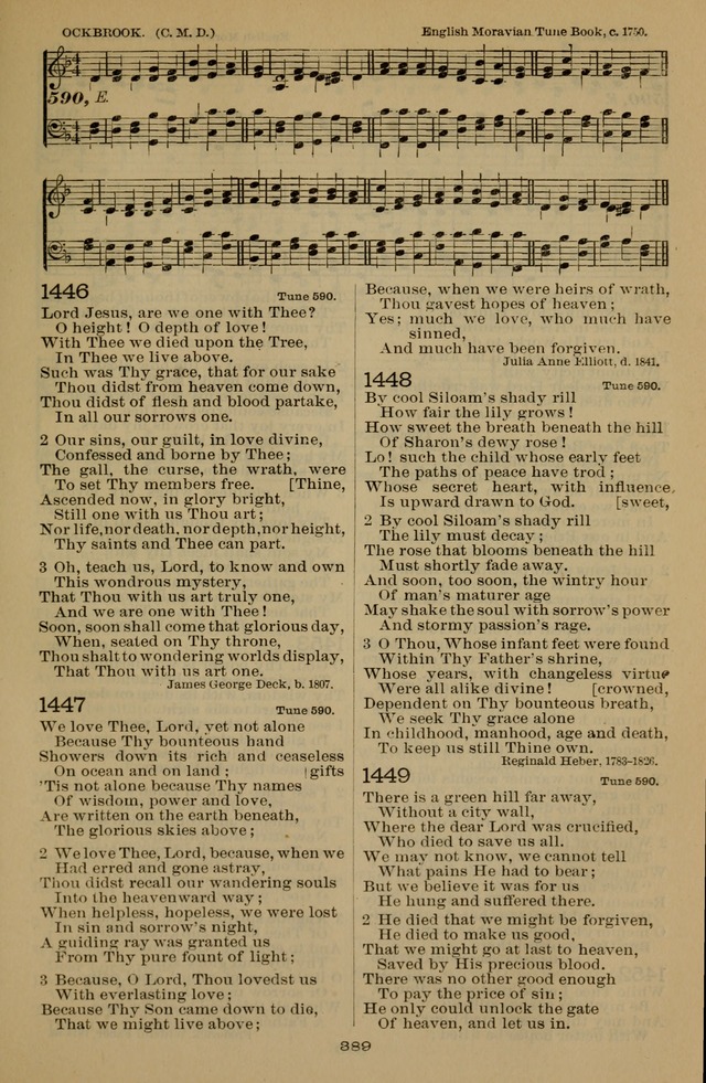 The Liturgy and the Offices of Worship and Hymns of the American Province of the Unitas Fratrum, or the Moravian Church page 573