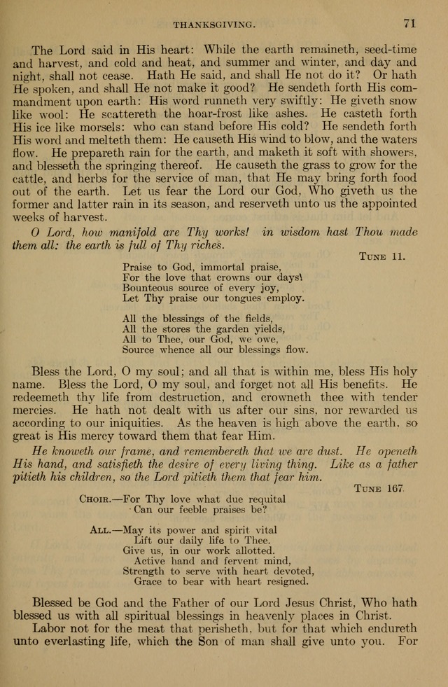 The Liturgy and the Offices of Worship and Hymns of the American Province of the Unitas Fratrum, or the Moravian Church page 71