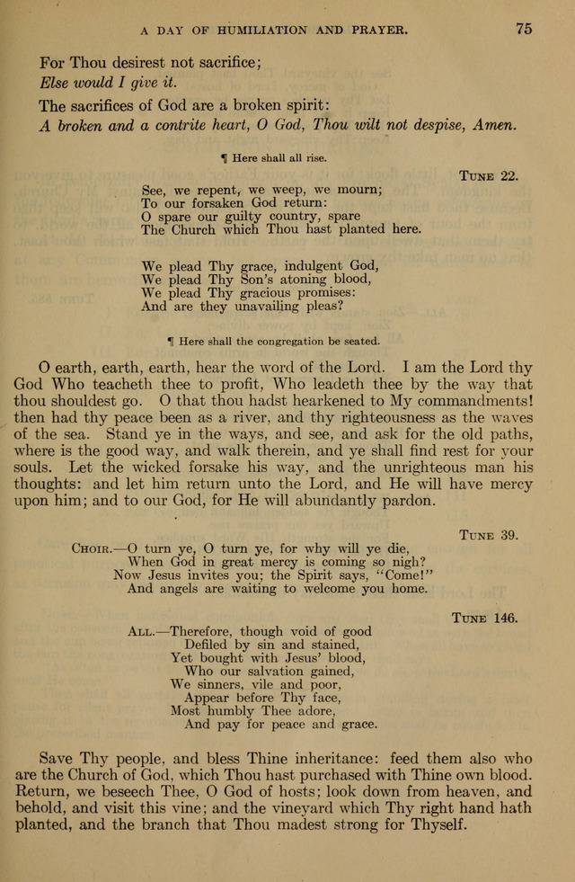 The Liturgy and the Offices of Worship and Hymns of the American Province of the Unitas Fratrum, or the Moravian Church page 75