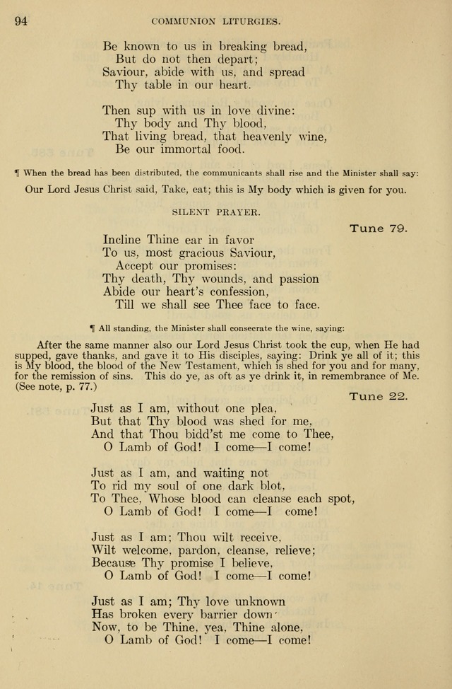 The Liturgy and the Offices of Worship and Hymns of the American Province of the Unitas Fratrum, or the Moravian Church page 94