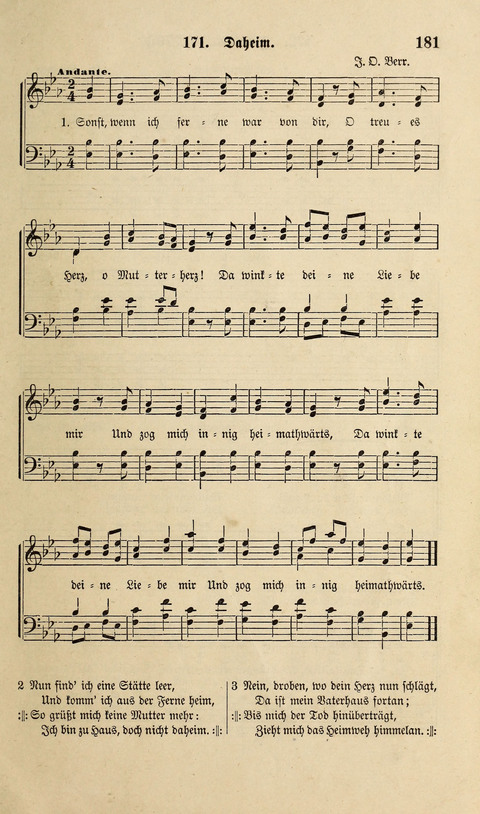 Liederlust und Psalter page 181