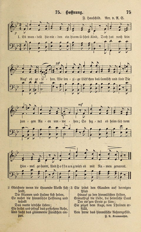 Liederlust und Psalter page 75