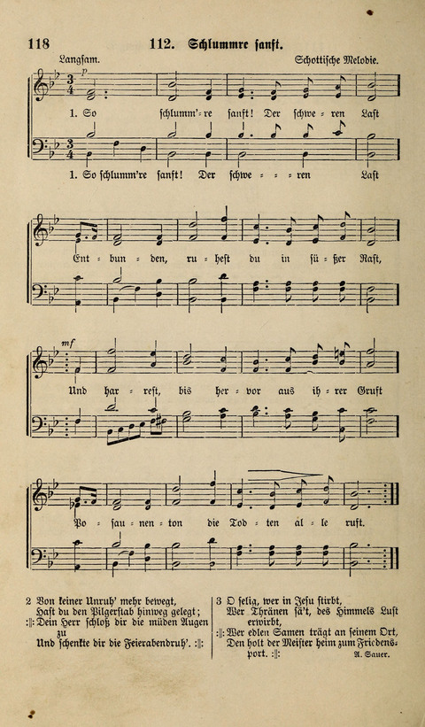 Liederlust und Psalter mit Anhang page 112