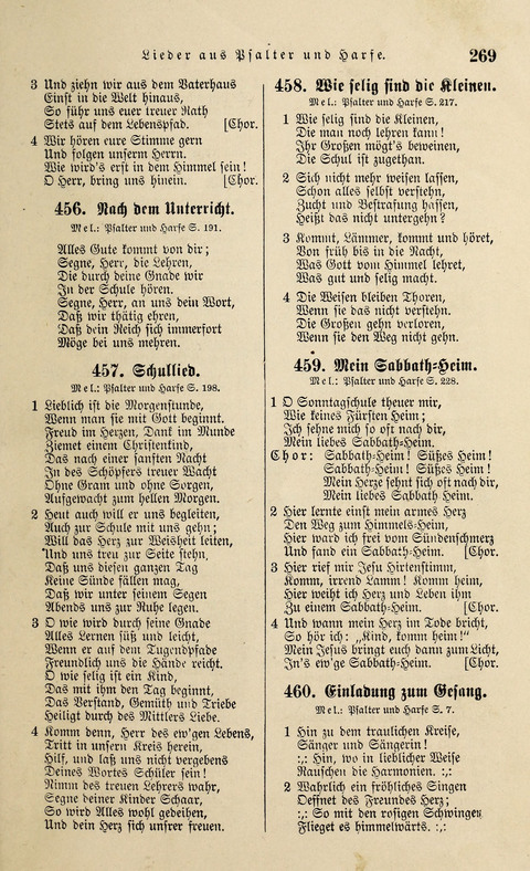 Liederlust und Psalter mit Anhang page 259