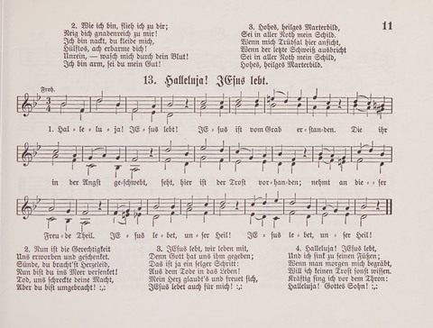 Lieder-Perlen: Eine Sammlung von Liedern geistlichen und gemischten Inhalts, theils in deutscher, theils in englischer Sprache, nebt einer Anzahl Spiellieder, ein-, zwei- und dreistimmig (mit Anhang) page 191