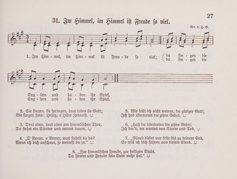 Lieder-Perlen: Eine Sammlung von Liedern geistlichen und gemischten Inhalts, theils in deutscher, theils in englischer Sprache, nebt einer Anzahl Spiellieder, ein-, zwei- und dreistimmig (mit Anhang) page 207