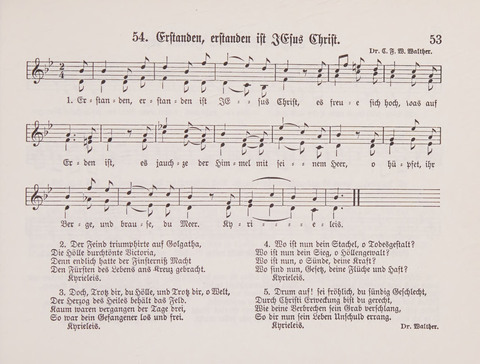 Lieder-Perlen: Eine Sammlung von Liedern geistlichen und gemischten Inhalts, theils in deutscher, theils in englischer Sprache, nebt einer Anzahl Spiellieder, ein-, zwei- und dreistimmig (mit Anhang) page 53