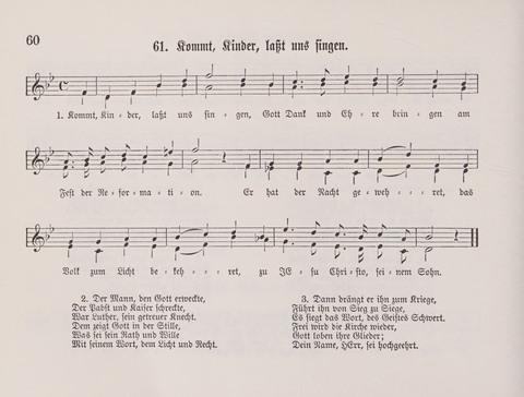 Lieder-Perlen: Eine Sammlung von Liedern geistlichen und gemischten Inhalts, theils in deutscher, theils in englischer Sprache, nebt einer Anzahl Spiellieder, ein-, zwei- und dreistimmig (mit Anhang) page 60