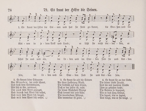 Lieder-Perlen: Eine Sammlung von Liedern geistlichen und gemischten Inhalts, theils in deutscher, theils in englischer Sprache, nebt einer Anzahl Spiellieder, ein-, zwei- und dreistimmig (mit Anhang) page 78