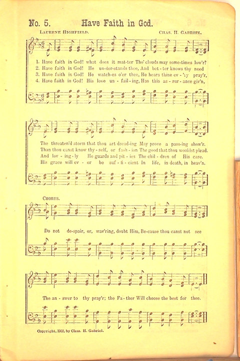Living Praise: a collection of sacred songs for Sunday-schools, young people